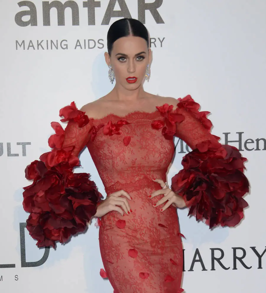 Katy Perry supported by Orlando Bloom as she Roars at DNC