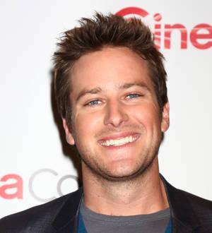 Armie Hammer nursing broken hand