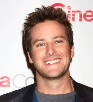 Armie Hammer nursing broken hand