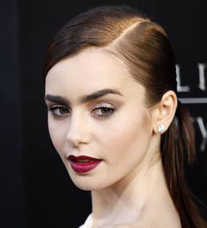 Lily Collins and Jamie Campbell Bower reunite for premiere