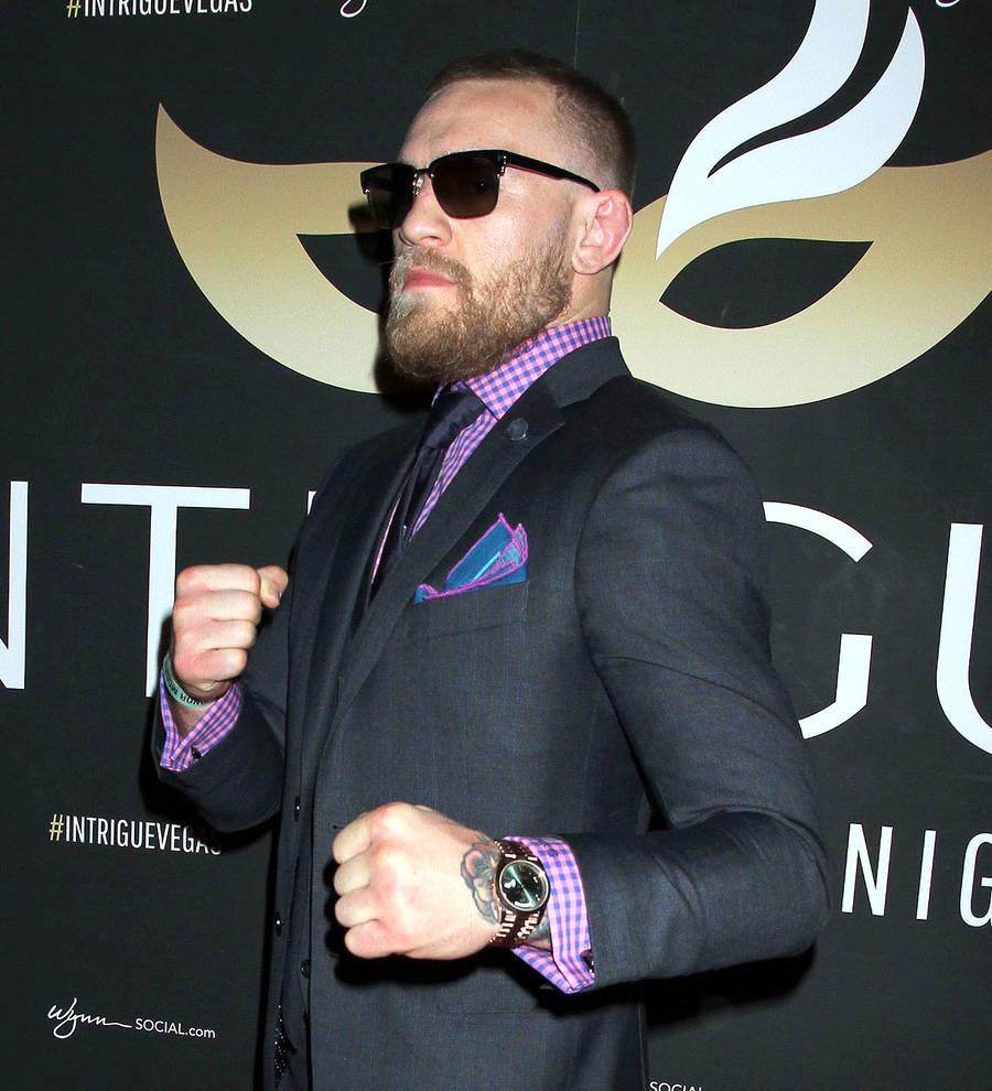 Conor McGregor launches menswear label on the eve of big fight
