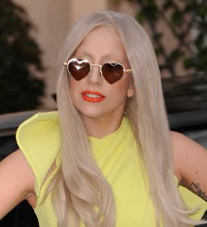Lady Gaga recording with Sir Elton John
