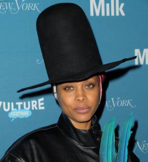 Erykah Badu interviewed about grounded flights at Texas airport