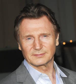 Liam Neeson's home picketed by animal rights activists