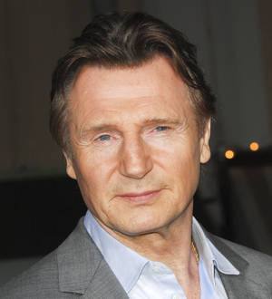 Liam Neeson's home picketed by animal rights activists