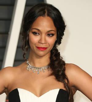 Zoe Saldana nearing weight goal eight months after giving birth