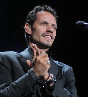 Anthony weeps at birthday concert