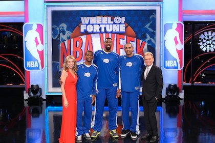 NBA All-Stars Spin the "Wheel of Fortune"!
