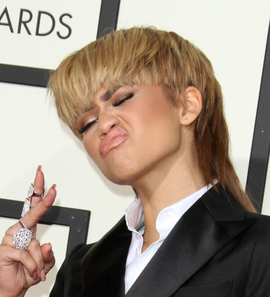 Zendaya brushes off Grammys mullet hair critics