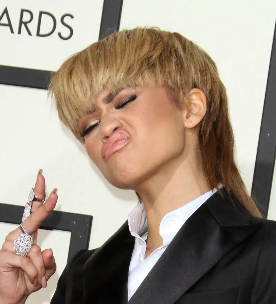 Zendaya brushes off Grammys mullet hair critics