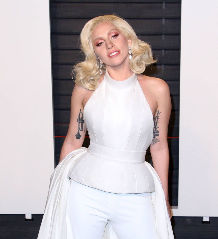 Lady Gaga blushes at talk of new romance