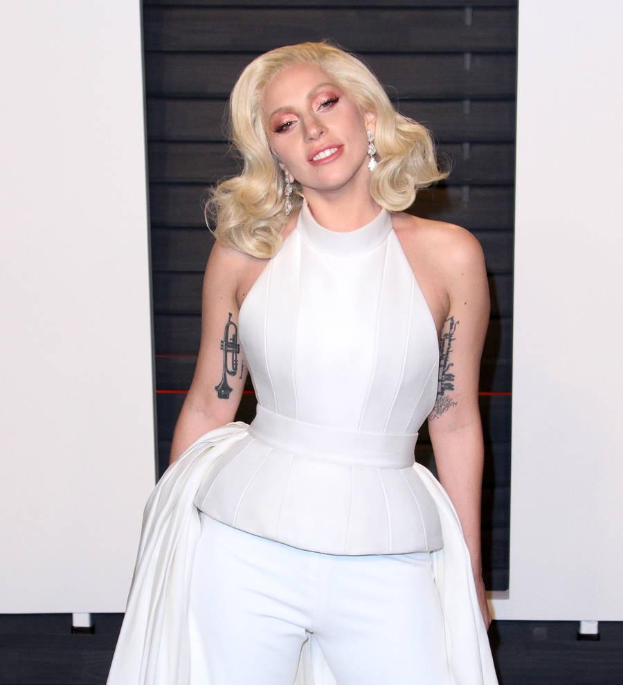 Lady Gaga blushes at talk of new romance