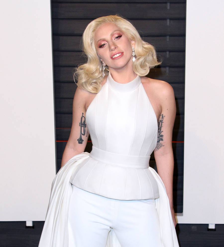 Lady Gaga blushes at talk of new romance