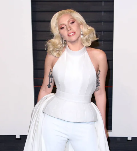 Lady Gaga blushes at talk of new romance