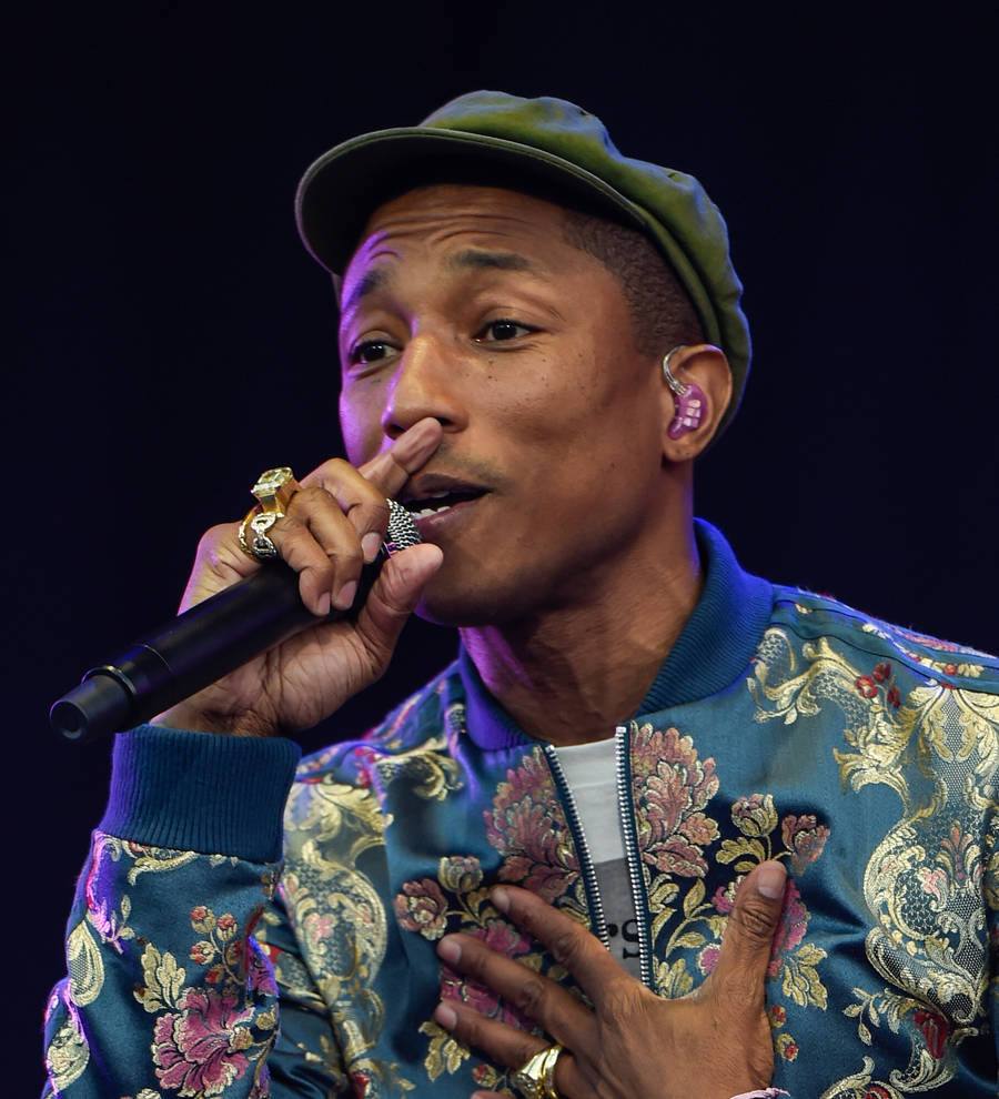 Pharrell Williams teaches music masterclass at NYU