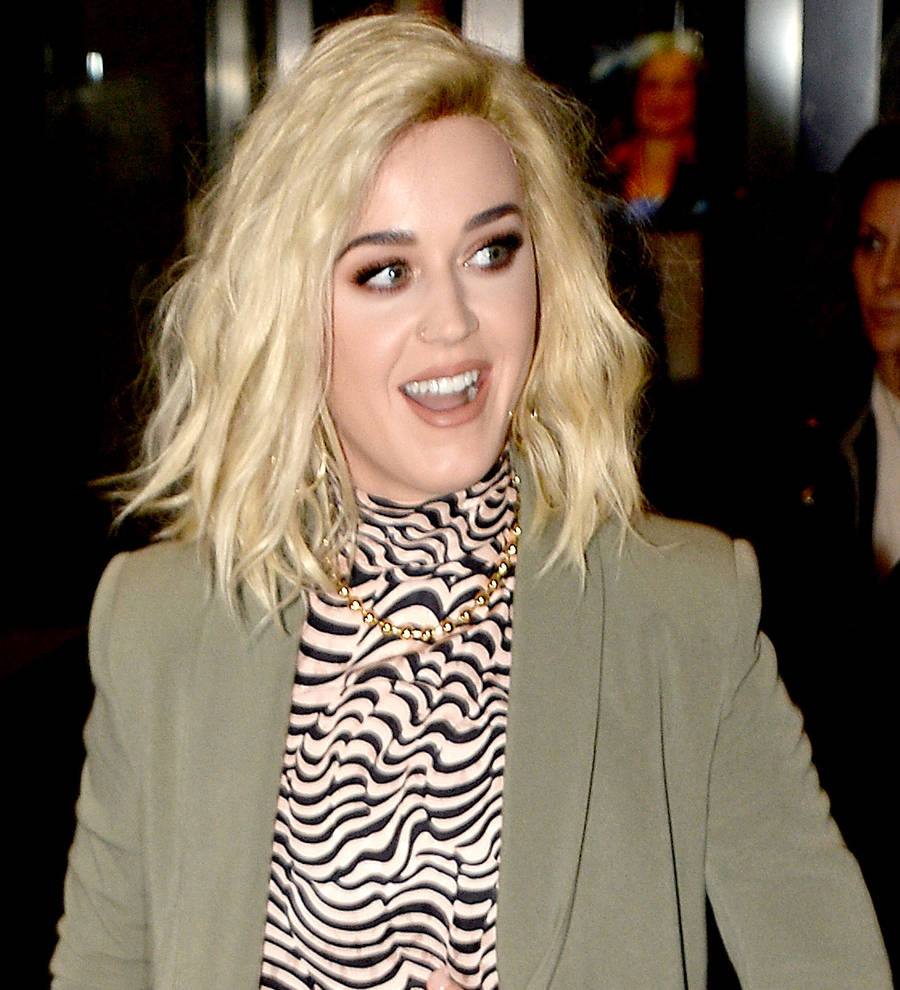 Katy Perry laid low with flu at first BRIT Awards