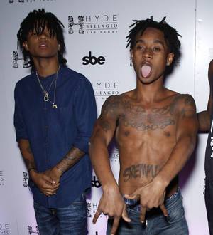 Rae Sremmurd's Slim Jimmy 'splits open' leg in Governors Ball stage fall