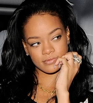 Rihanna attends grandmother's wake