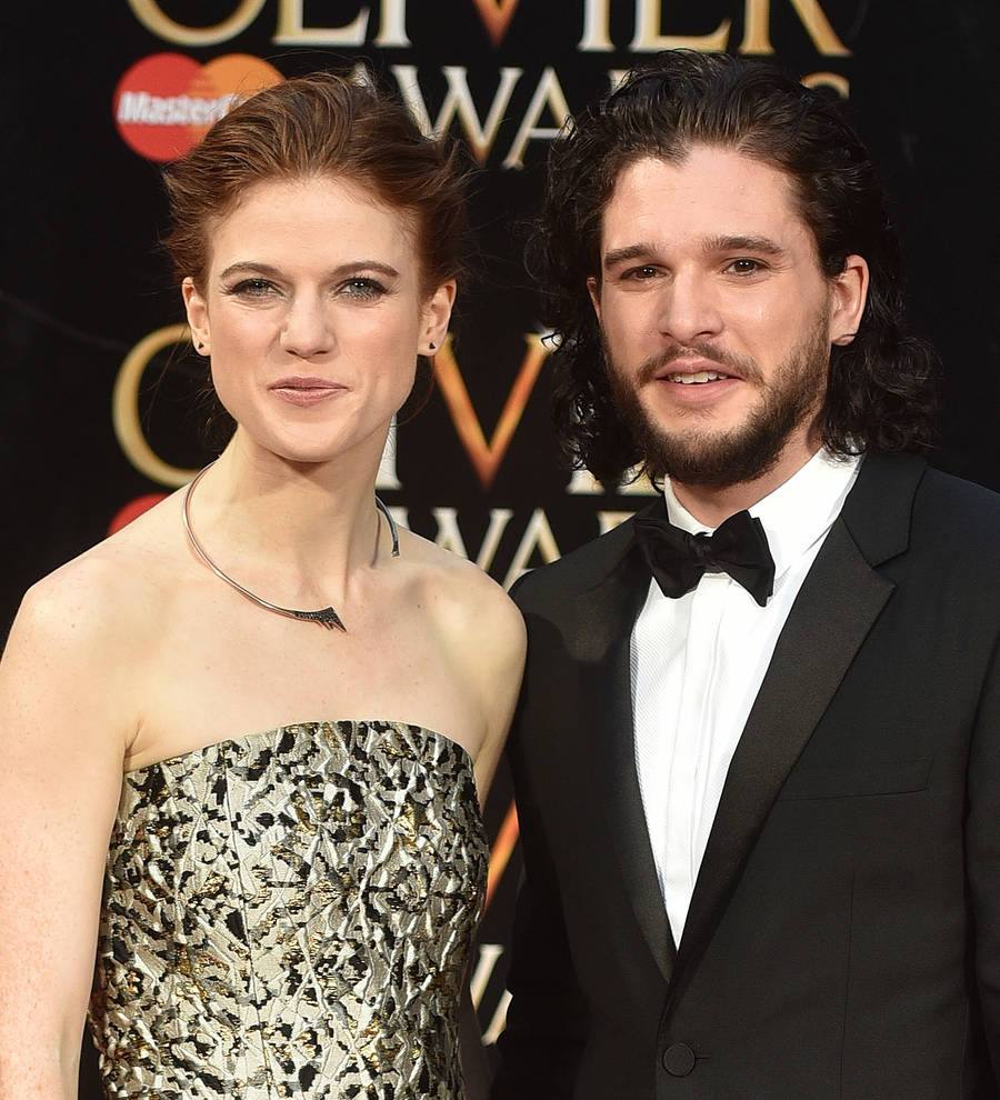 Kit Harington and Rose Leslie go public with romance on the red carpet