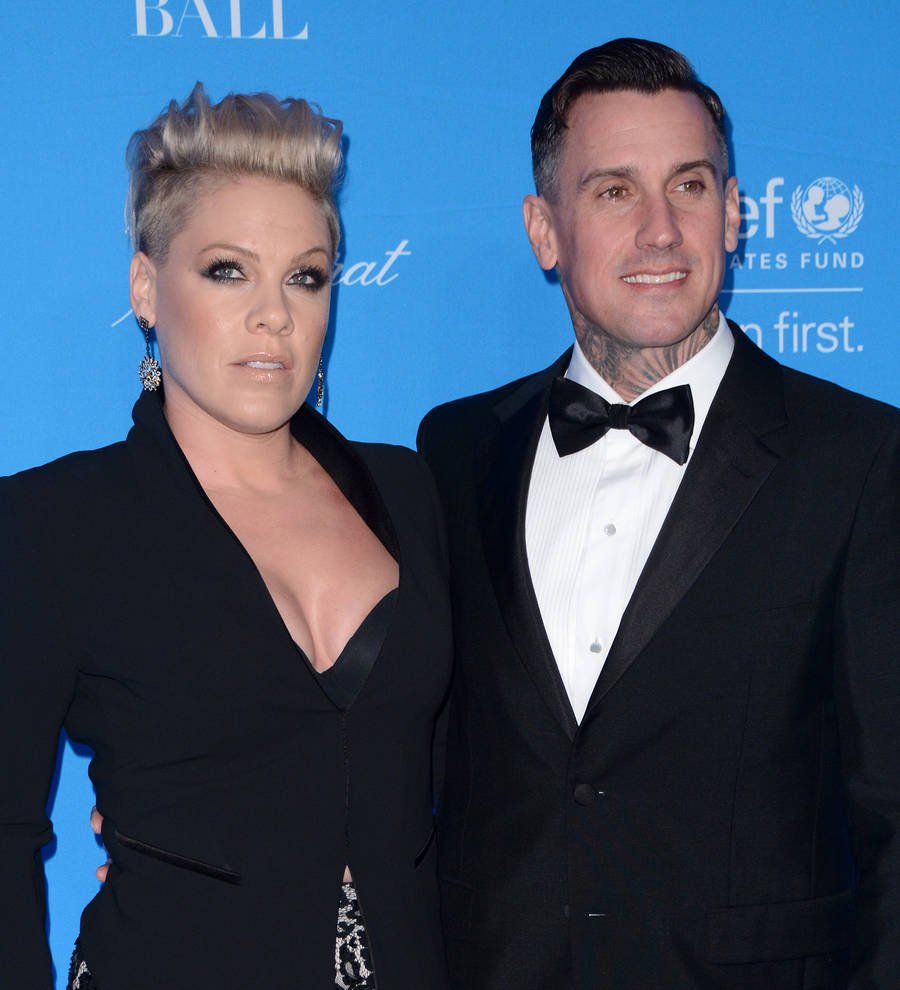 Pink tempted to stab husband with cutlery during arguments