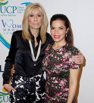 America Ferrera reunites with Ugly Betty co-star at charity bash