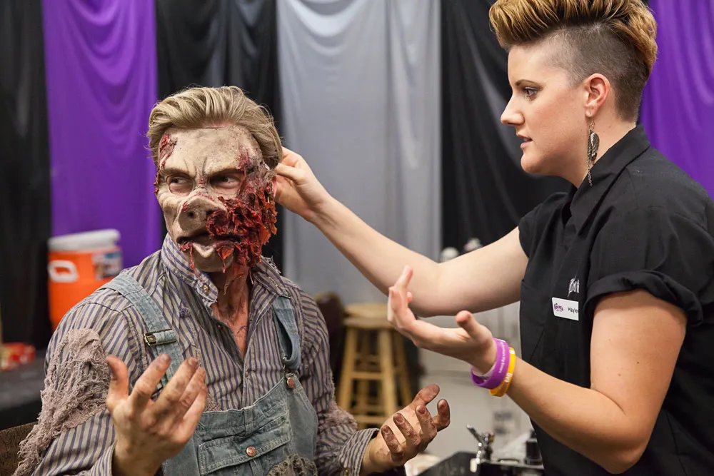 Derek Hough Transforms for Knott's Scary Farm Celeb Scare Campaign!