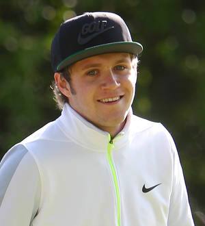 Niall Horan celebrates knee progress