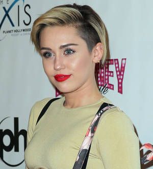 Miley Cyrus pictured 'rolling a joint'