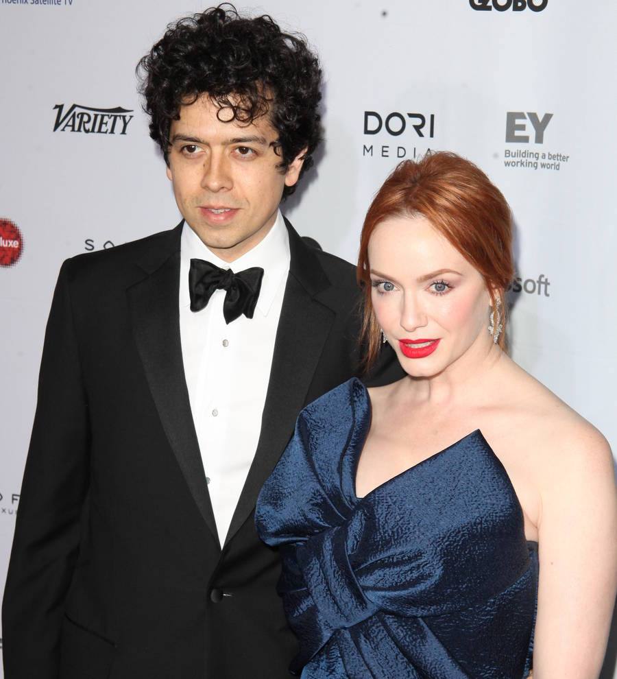Christina Hendricks and her husband recall wedding day for new Brooks Brothers ad
