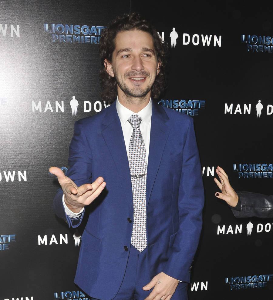 Shia LaBeouf back to work following arrest