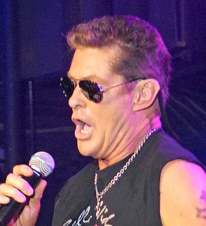 David Hasselhoff performs at daughters' show