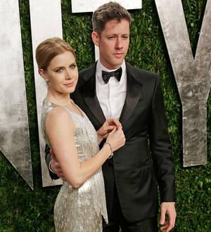 Amy Adams red faced during TV game
