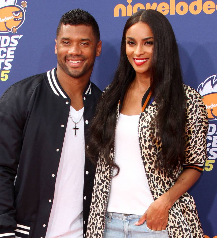 Russell Wilson gushes about Ciara and her son