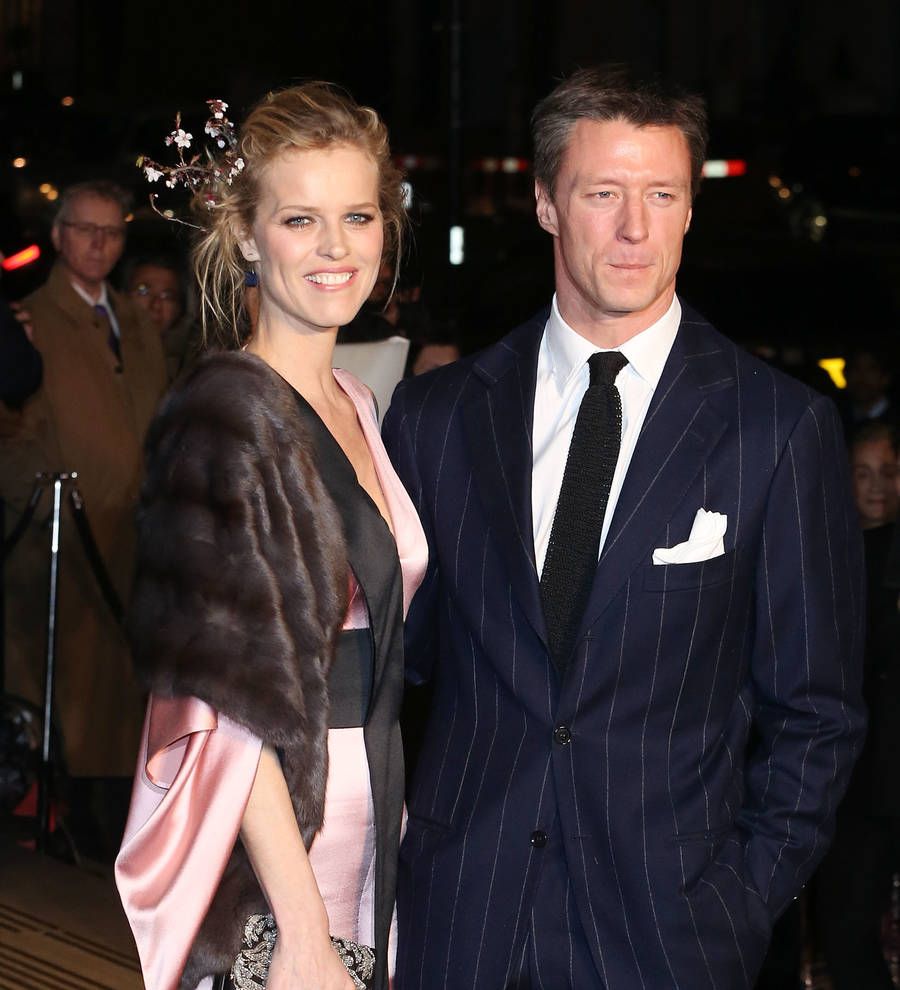 Model Eva Herzigova engaged