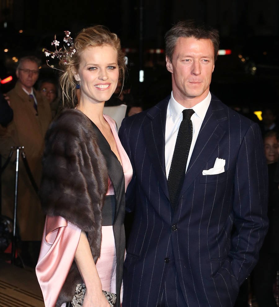 Model Eva Herzigova engaged
