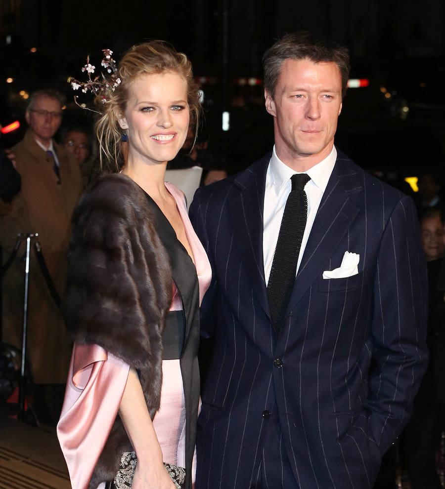 Model Eva Herzigova engaged