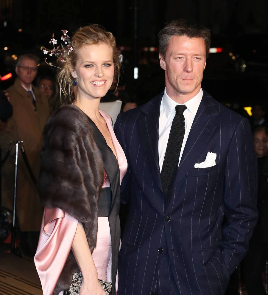 Model Eva Herzigova engaged