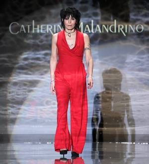 Joan Jett walks the runway for charity fashion event
