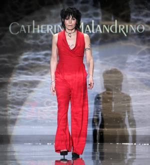 Joan Jett walks the runway for charity fashion event