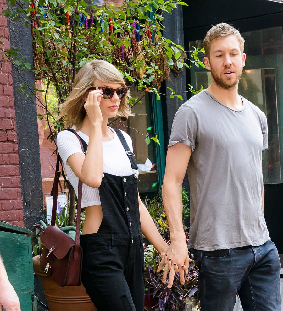 Taylor Swift and Calvin Harris post loved-up vacation pictures