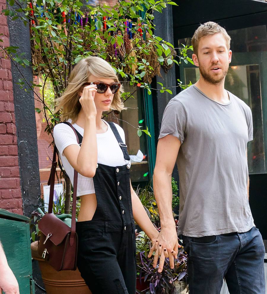 Taylor Swift and Calvin Harris post loved-up vacation pictures