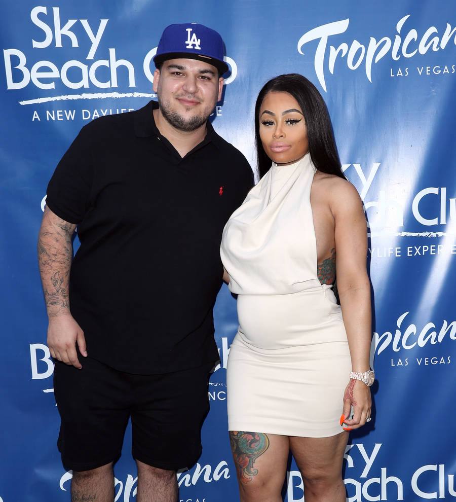 Blac Chyna's dad claims she and Rob Kardashian are expecting a son