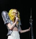 Gaga Scorches Arm on a Curling Iron