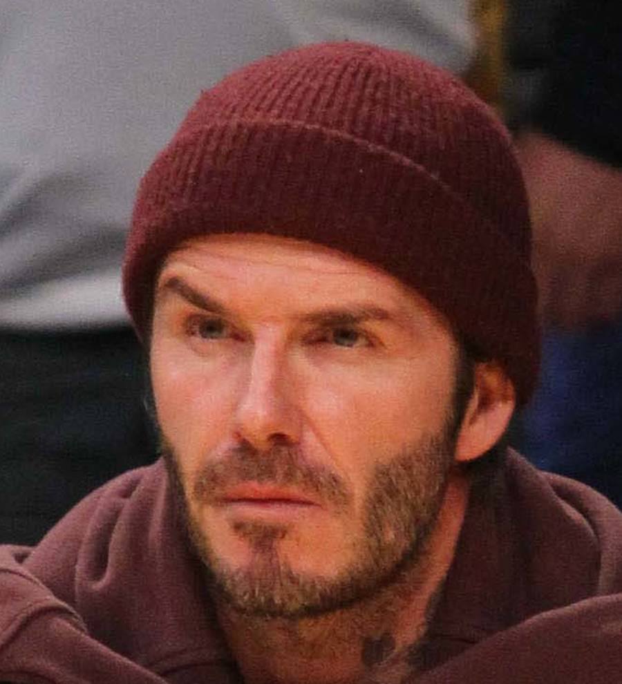 The Beckhams soak up the sun at Los Angeles Dodgers season opener
