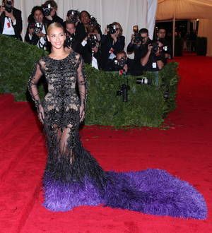 Beyonce's costume had to be constantly taken in due to weight loss