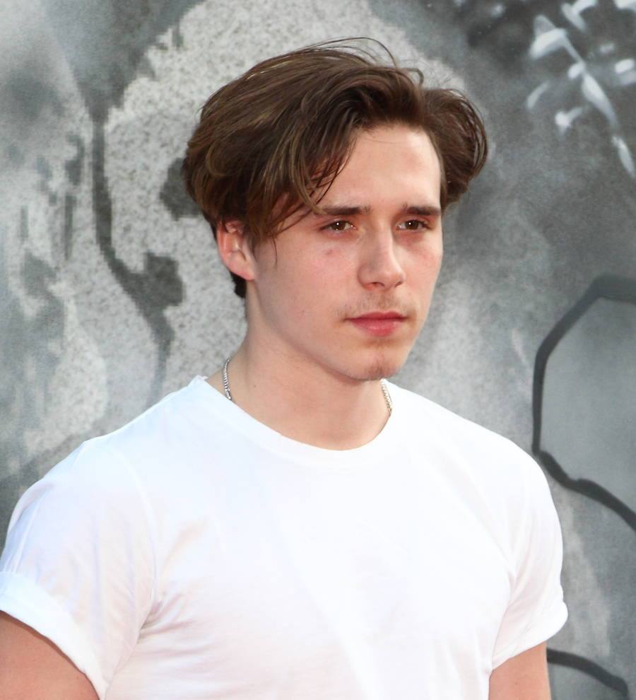 Brooklyn Beckham unfazed by life in the limelight