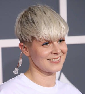 Robyn visits Swedish students who are building her a robot