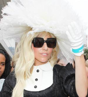 Lady Gaga films short fashion clips