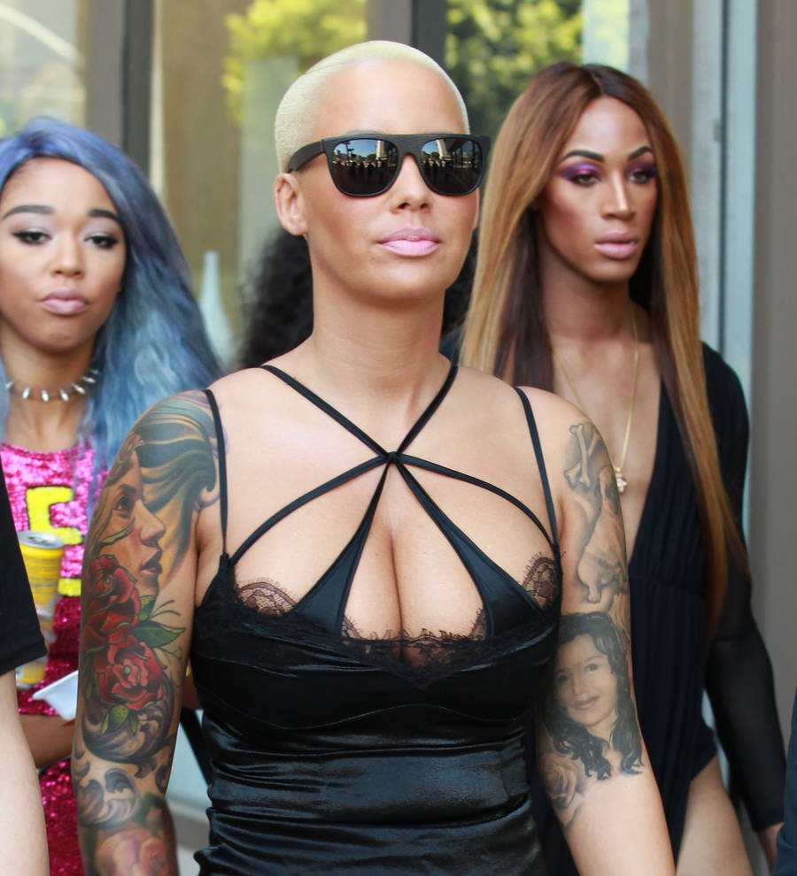 Amber Rose cries as she makes peace with Wiz and Kanye