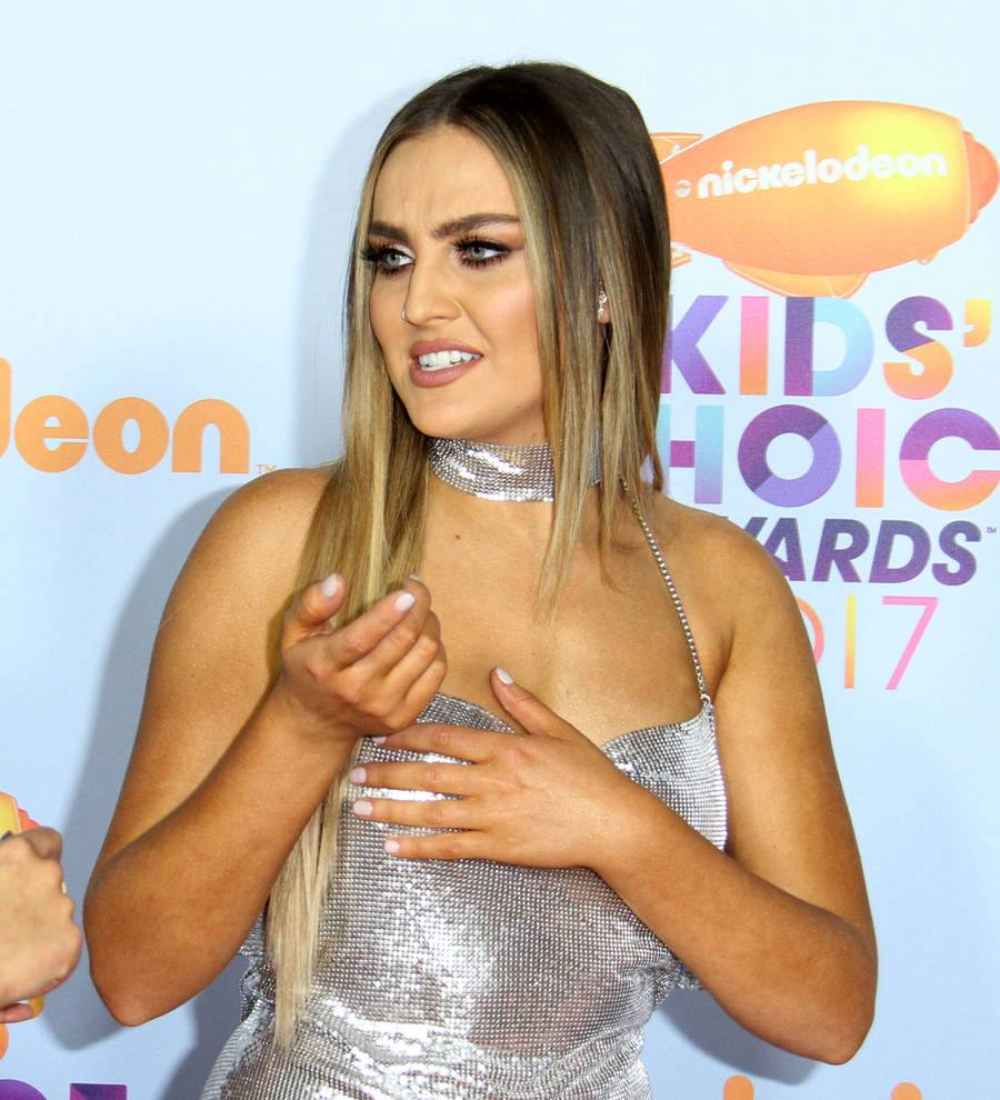 Perrie Edwards celebrates boyfriend getting man of the match after soccer game victory
